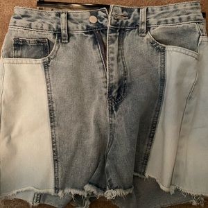 Shein denim shorts